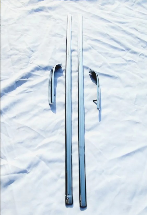 Frisos Retos Da Traseira Cabine F100 Ford Com Cantos